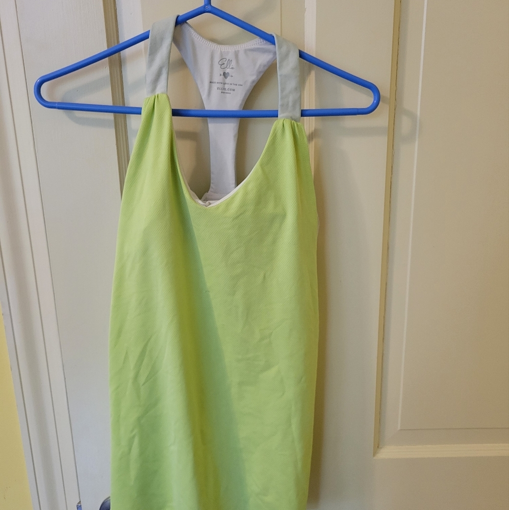 Work out tank top with built in bra